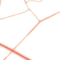 Daytime road noise heatmap for EX15 2BS