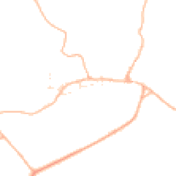 Daytime road noise heatmap for EX15 2DJ