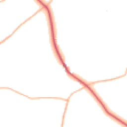 Daytime road noise heatmap for EX15 2ED