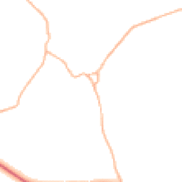 Daytime road noise heatmap for EX15 2EJ