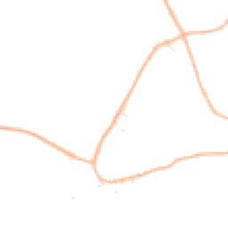 Daytime road noise heatmap for EX15 2JY