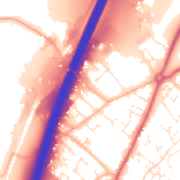 Daytime road noise heatmap for EX15 2PR