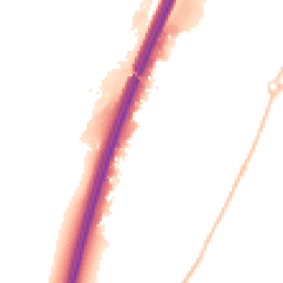 Night-time road noise heatmap for EX15 2PW