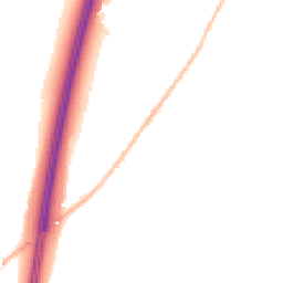 Night-time road noise heatmap for EX15 2RX