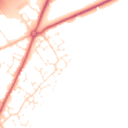 Daytime road noise heatmap for EX15 2SB