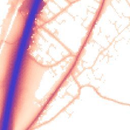 Daytime road noise heatmap for EX15 2SD