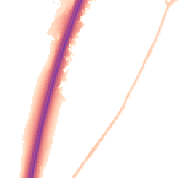 Night-time road noise heatmap for EX15 2SJ