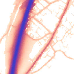 Daytime road noise heatmap for EX15 2SL