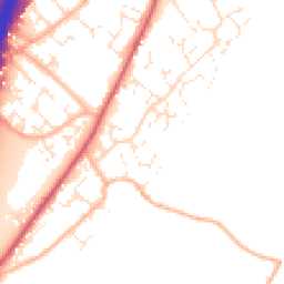 Daytime road noise heatmap for EX15 2SN
