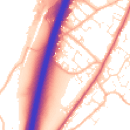 Daytime road noise heatmap for EX15 2SS