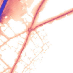 Daytime road noise heatmap for EX15 2TL