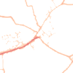 Daytime road noise heatmap for EX15 3AA
