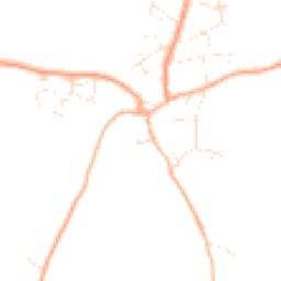 Daytime road noise heatmap for EX15 3AU