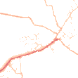 Daytime road noise heatmap for EX15 3EN