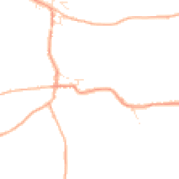 Daytime road noise heatmap for EX15 3JA