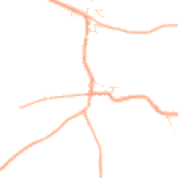 Daytime road noise heatmap for EX15 3JQ