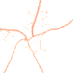 Daytime road noise heatmap for EX15 3QW