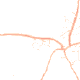 Daytime road noise heatmap for EX15 3RB