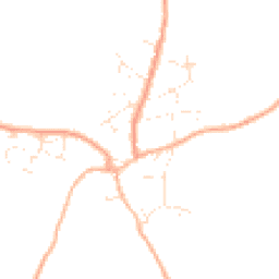 Daytime road noise heatmap for EX15 3TE