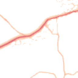 Daytime road noise heatmap for EX15 3XZ