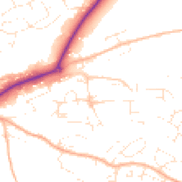 Daytime road noise heatmap for EX16 4AD