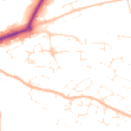 Daytime road noise heatmap for EX16 4AL