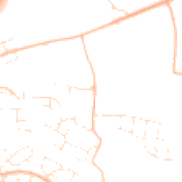 Daytime road noise heatmap for EX16 4DZ