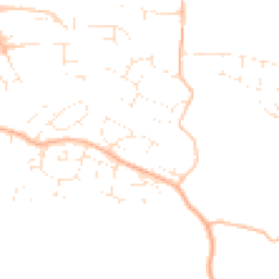 Daytime road noise heatmap for EX16 4EW