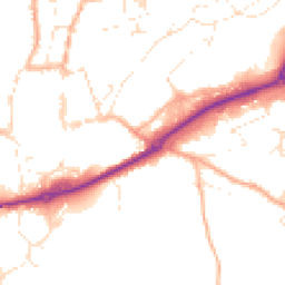 Daytime road noise heatmap for EX16 4FF