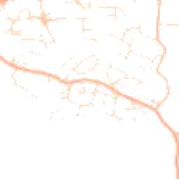 Daytime road noise heatmap for EX16 4JF