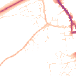 Daytime road noise heatmap for EX16 5DB