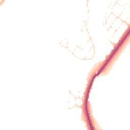 Daytime road noise heatmap for EX16 5DG