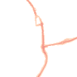 Night-time road noise heatmap for EX16 5DN