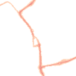 Night-time road noise heatmap for EX16 5LZ