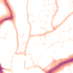 Daytime road noise heatmap for EX16 6AD