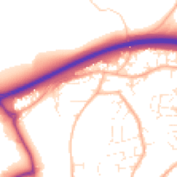 Daytime road noise heatmap for EX16 6BG