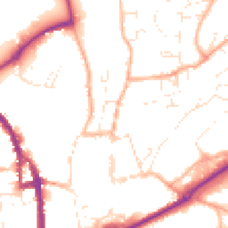 Daytime road noise heatmap for EX16 6FS