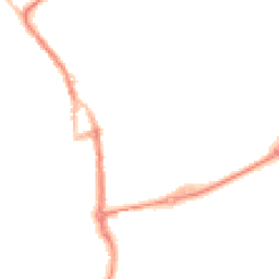 Night-time road noise heatmap for EX16 6PD