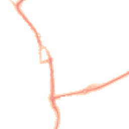 Night-time road noise heatmap for EX16 6PE