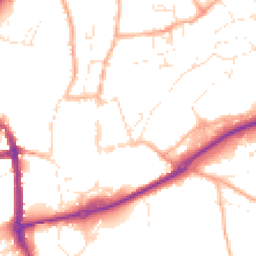 Daytime road noise heatmap for EX16 6PU