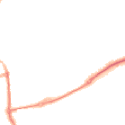Night-time road noise heatmap for EX16 6PU