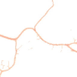 Daytime road noise heatmap for EX16 7AD