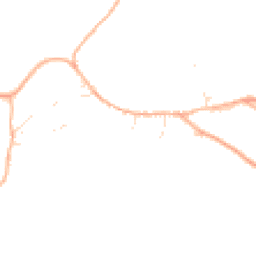 Daytime road noise heatmap for EX16 7BB
