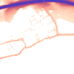 Daytime road noise heatmap for EX16 7BH