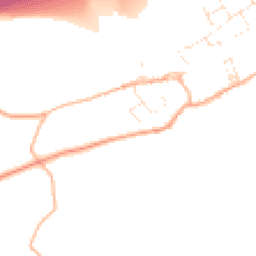 Daytime road noise heatmap for EX16 7BN