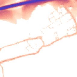 Daytime road noise heatmap for EX16 7BP