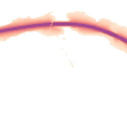 Night-time road noise heatmap for EX16 7BX