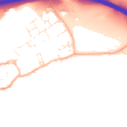Daytime road noise heatmap for EX16 7DA