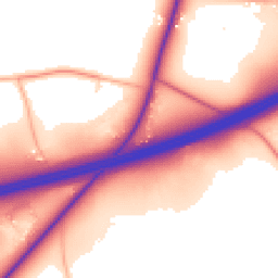Daytime road noise heatmap for EX16 7LT