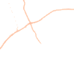 Daytime road noise heatmap for EX16 7PY